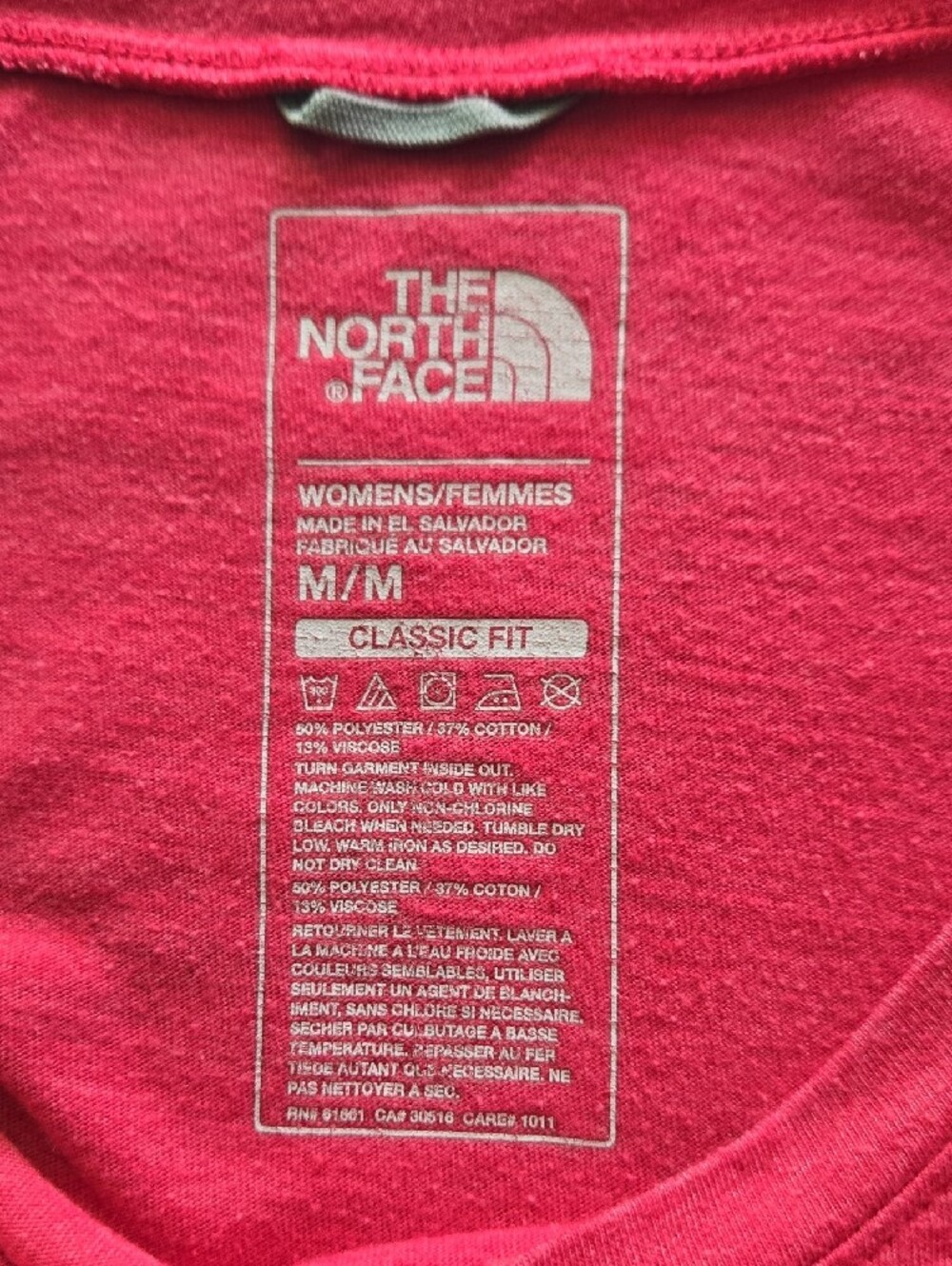 The North Face Women's Heather Pink Crewneck Pullover Size Medium - Picture 6 of 6